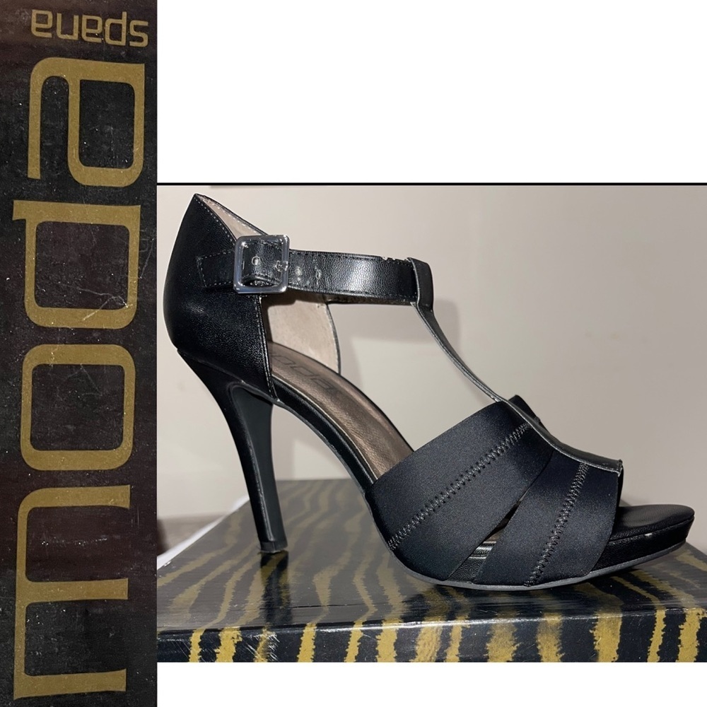 Moda Spana Jess Platform Sandal. Size 9 Black. Like New Condition No Flaws